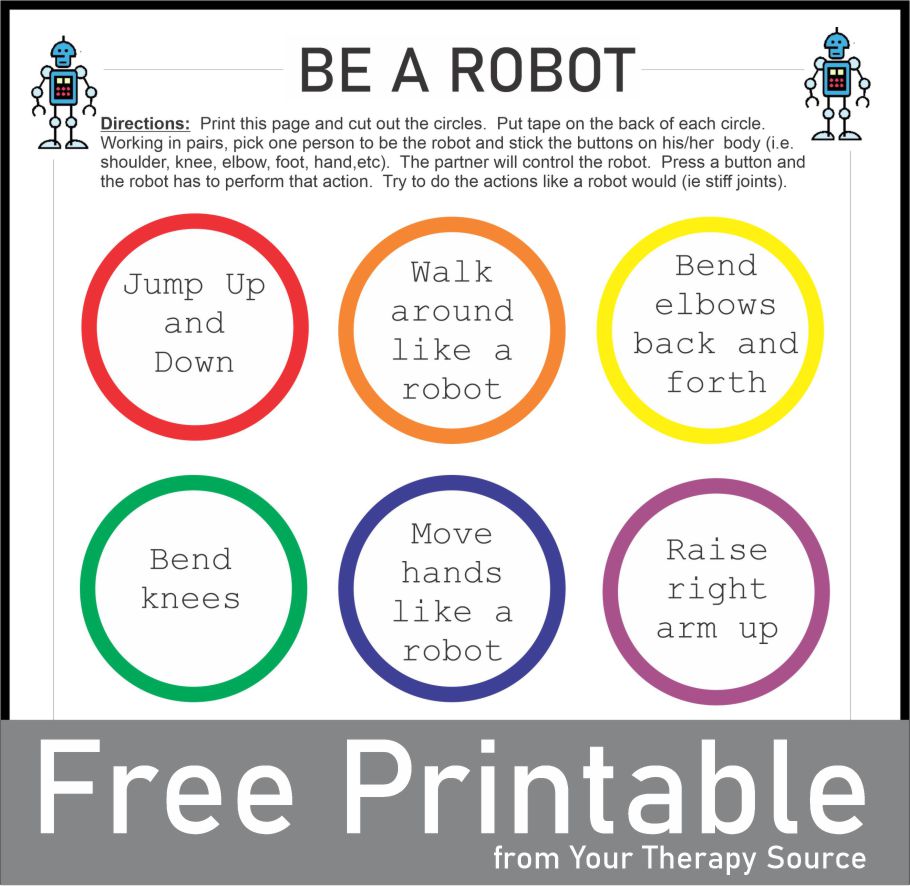 Robot Gross Motor Activity