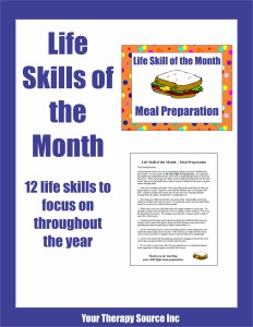 Life Skills of the Month from www.YourTherapySource.com