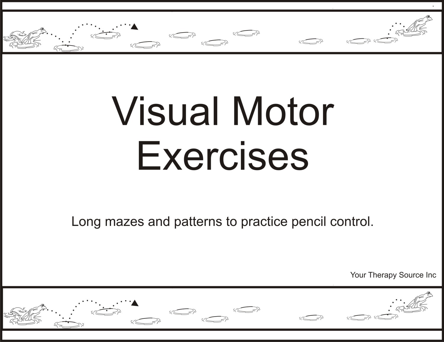 Quiet Eye Training to Help with Visual Motor Skills Your Therapy Source