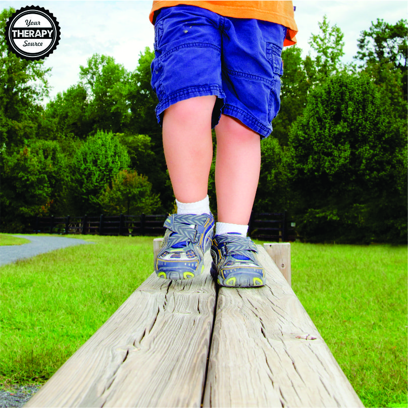 Want to challenge a child's balance on a beam walk?  Trying walking different ways across a beam. Here are 10 suggestions.