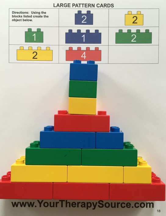 Building Block Pattern Freebie - Your Therapy Source