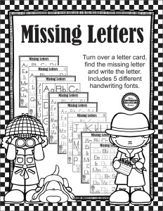 Missing Letters A to Z Sample Pages - Your Therapy Source