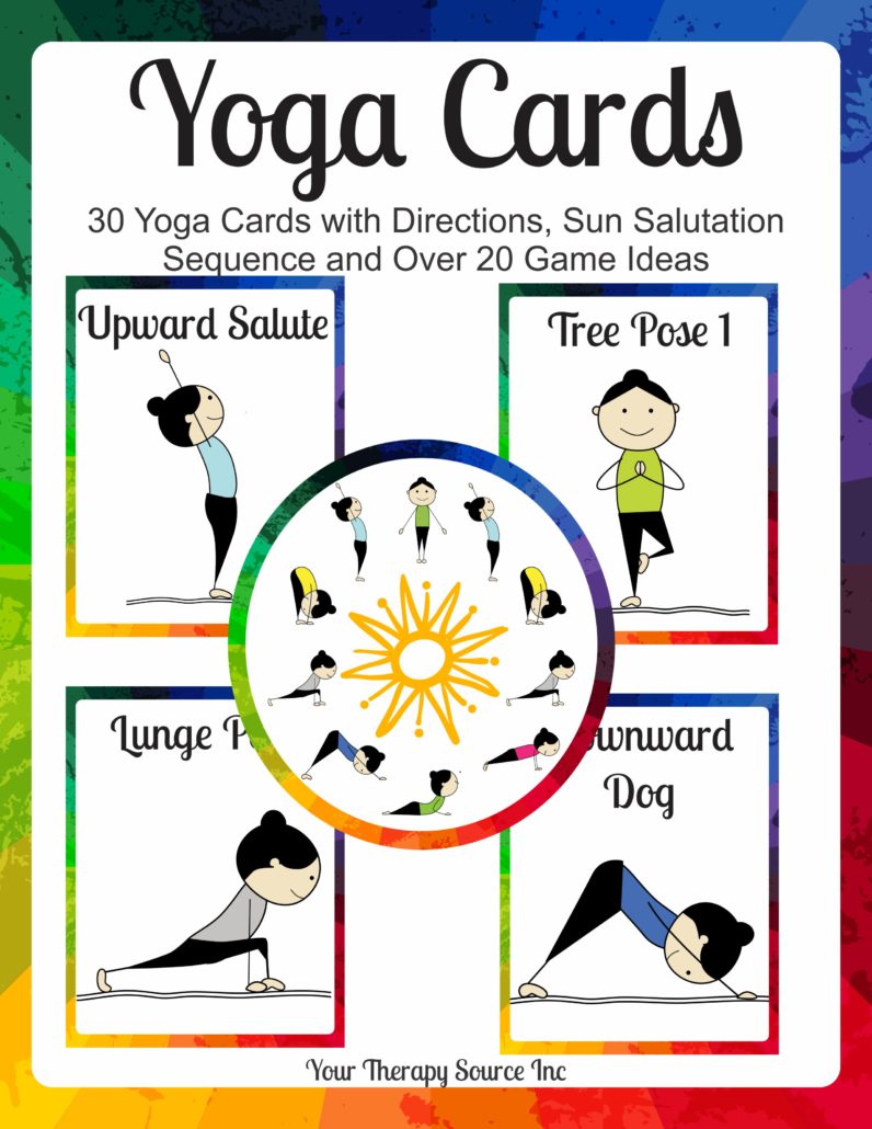 Yoga Cards for Kids - Great for Brain Breaks - Fun with Mama