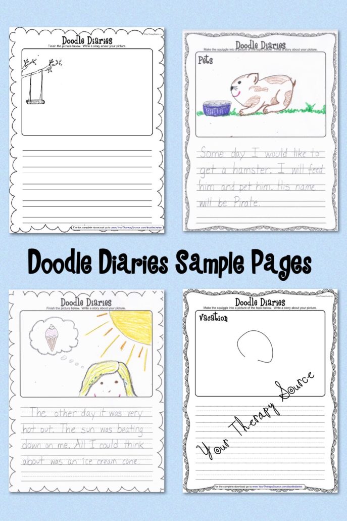 Doodle Diaries Free Pages