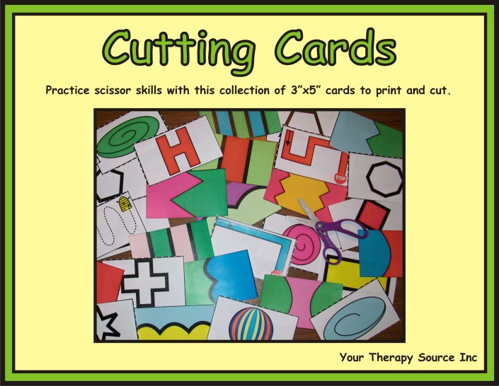 Cutting Cards Your Therapy Source
