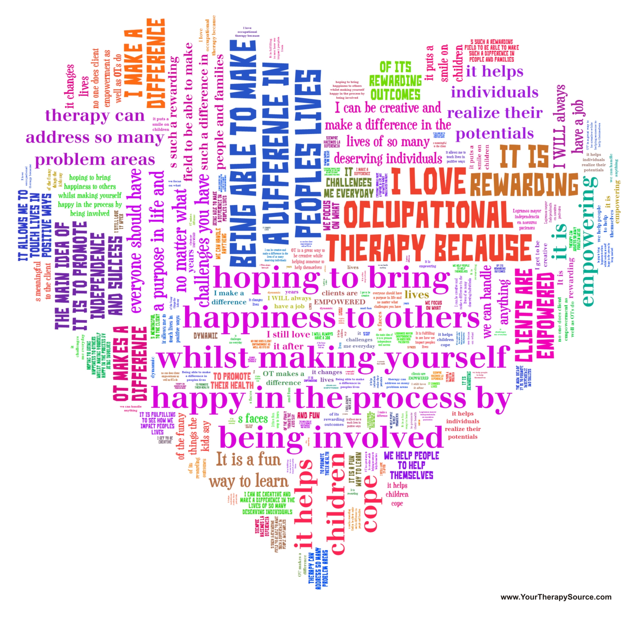 I Love Occupational Therapy Because… - Your Therapy Source