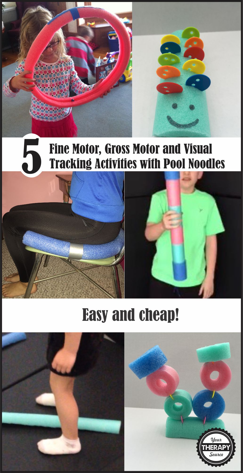 5 Fine Motor Gross Motor And Visual Tracking Activities With Pool 