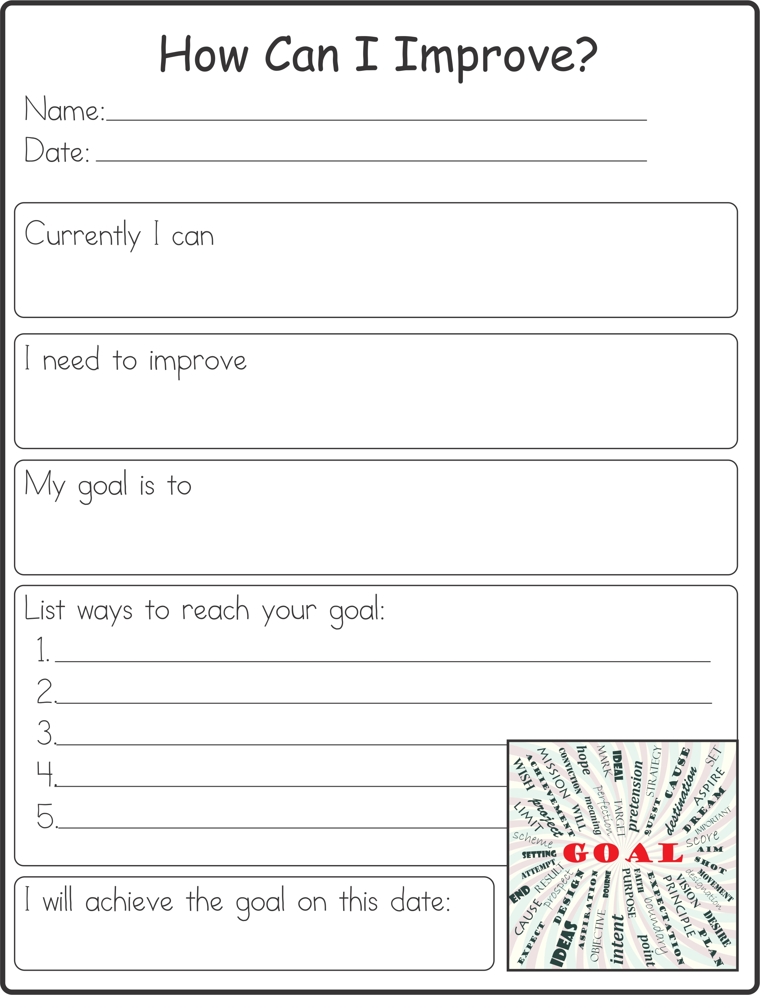 Printable Self Control Worksheets Pdf