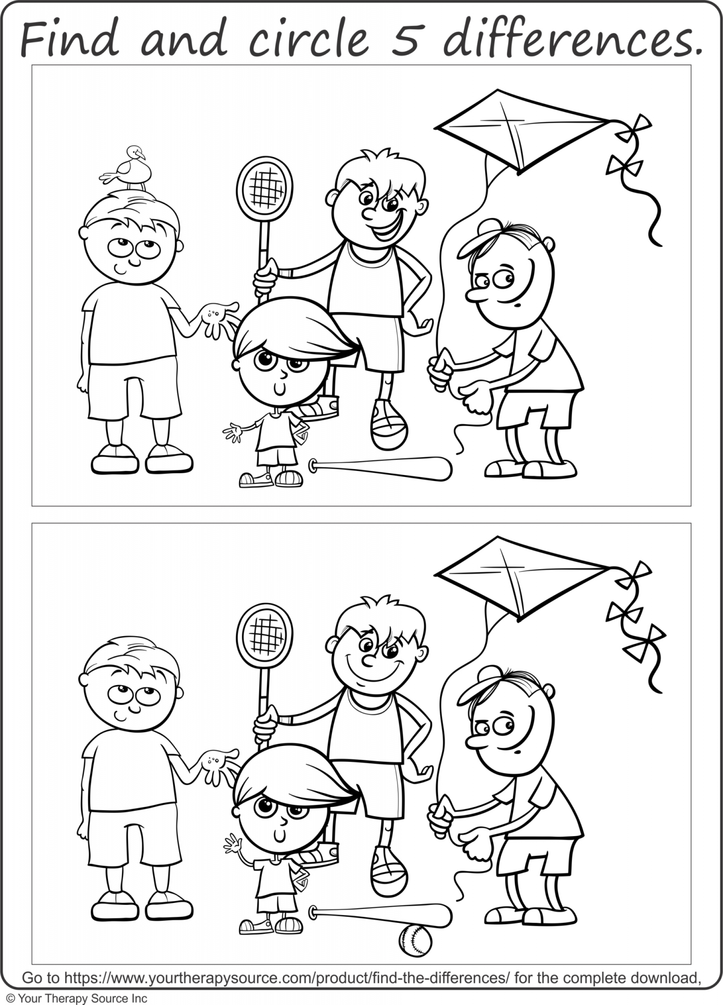Find The Differences Your Therapy Source
