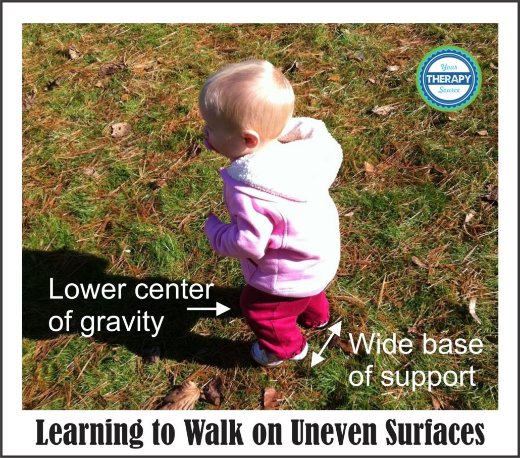 Learning to walk on uneven surfaces