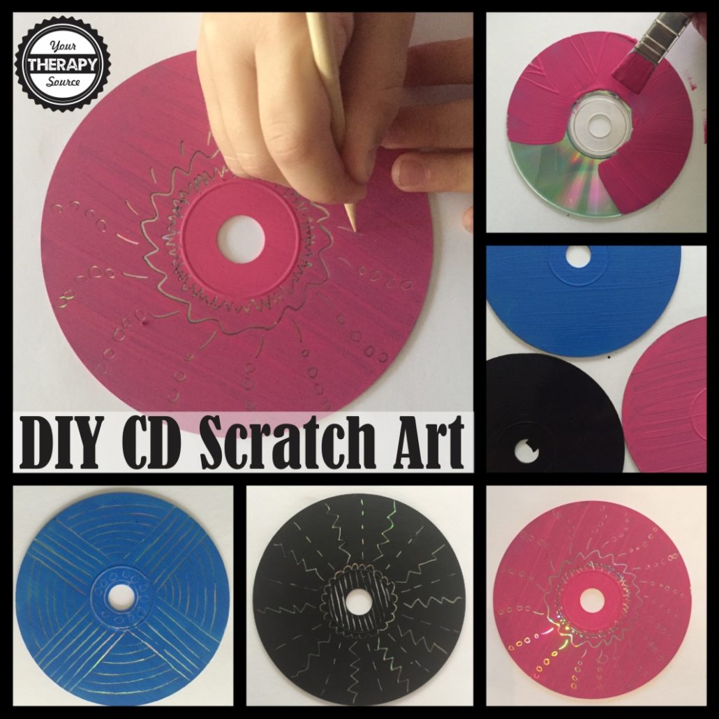 CD Scratch Art