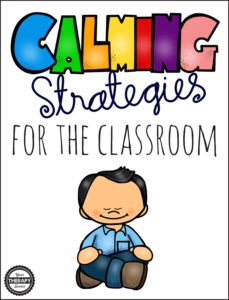 Calming Strategies for the Classroom cover