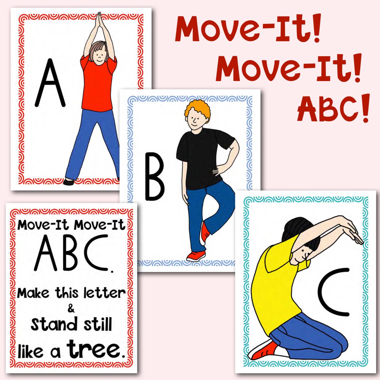 Alphabet Movement Cards Multisensory Learning Your Therapy Source