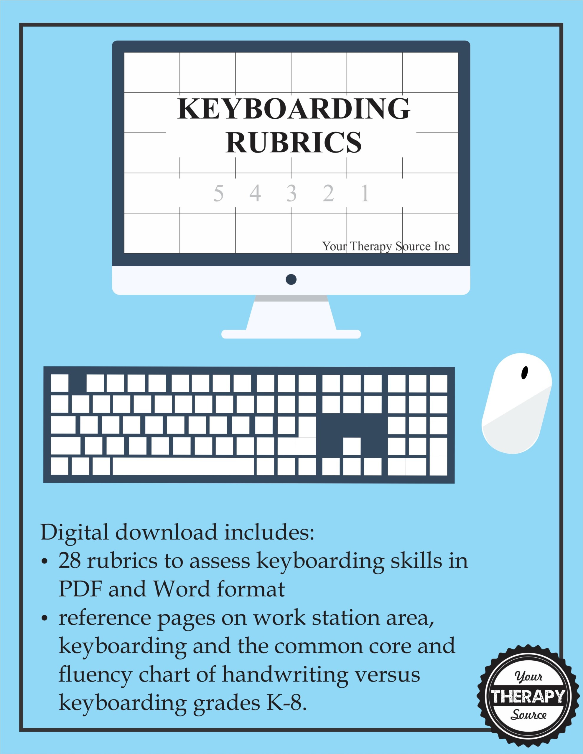 keyboarding chart