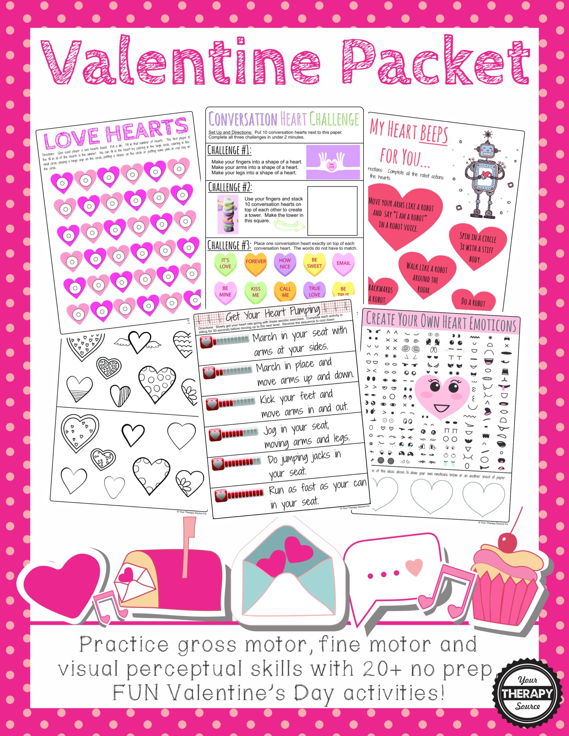 Valentine's Day Editable Conversation Heart Flashcards *Freebie