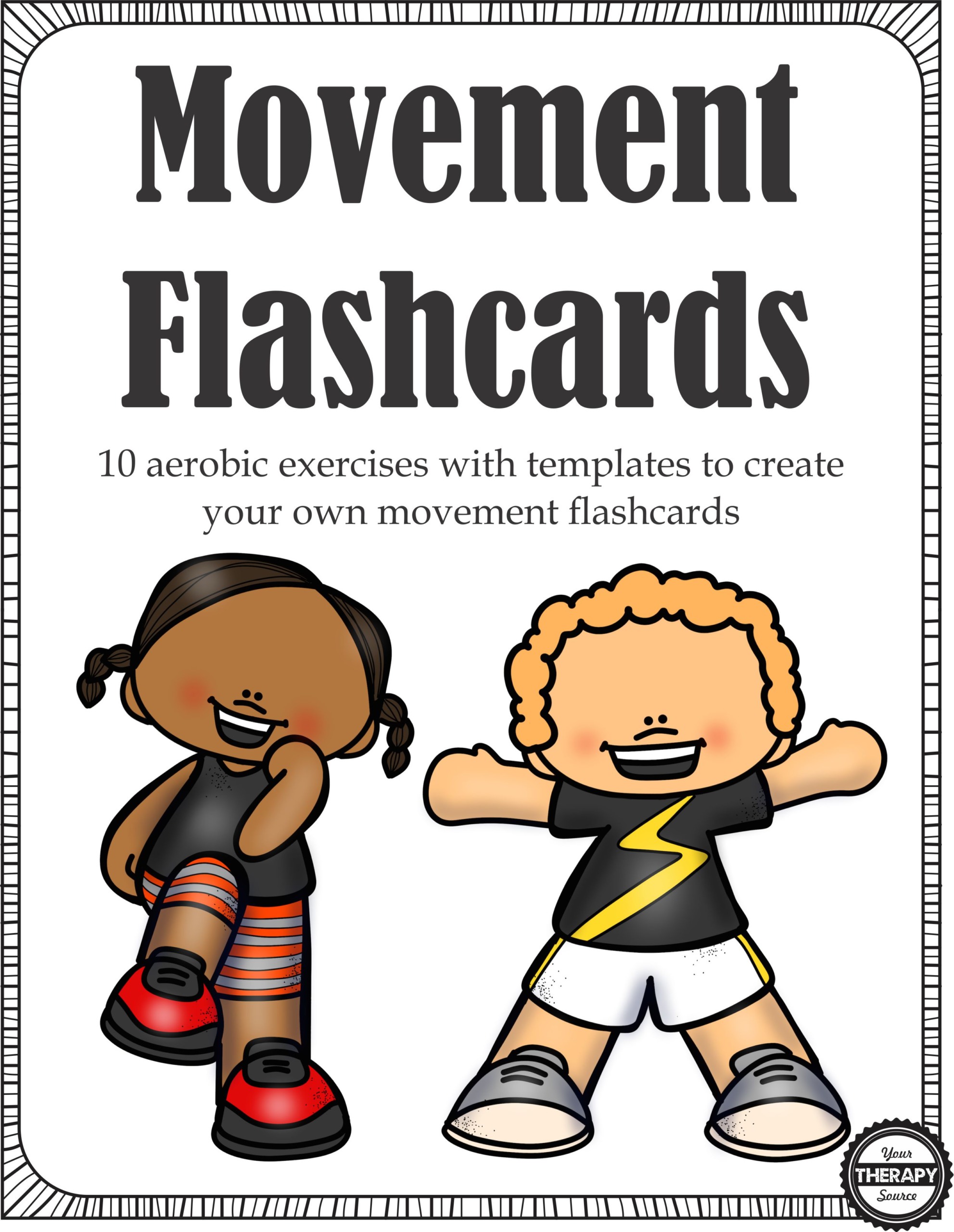 Flashcards Free Printable Movement Cards