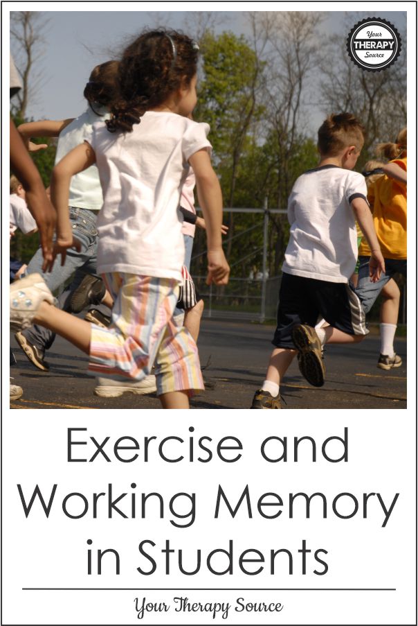 Exercise and Working Memory in Students