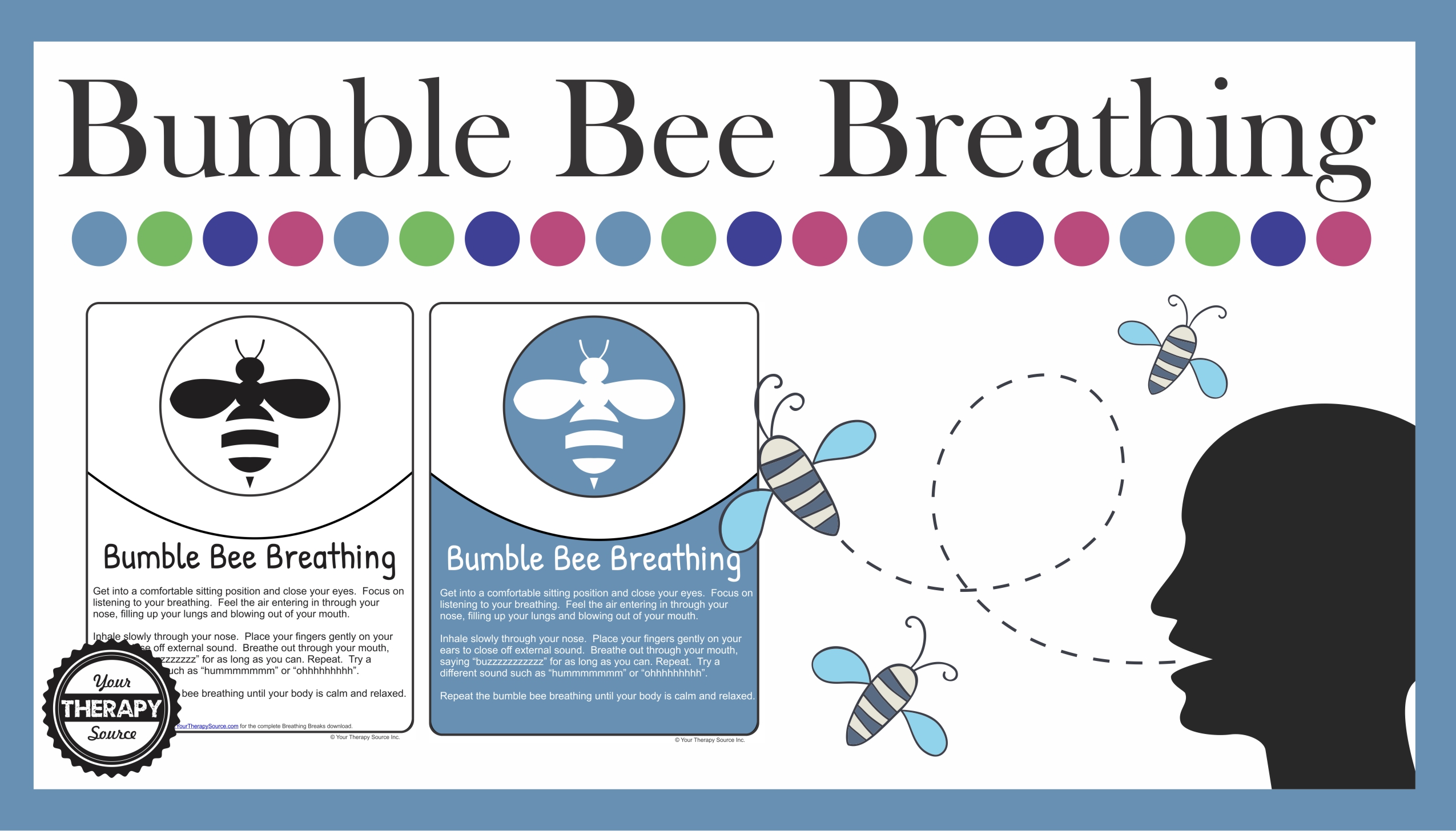 Bumble Bee Breathing Break Deep Breathing Exercise Your Therapy Source Bumble Bee Breathing Break Deep Breathing Exercise Your Therapy Source