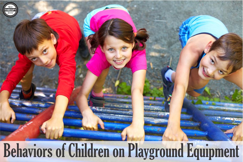 Playground Research Behaviors Of Children On Equipment Your Therapy Source