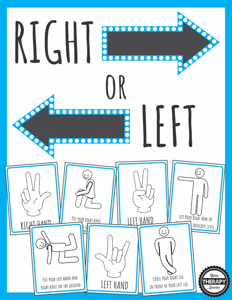 Right or Left Games - Practice Right Left Discrimination