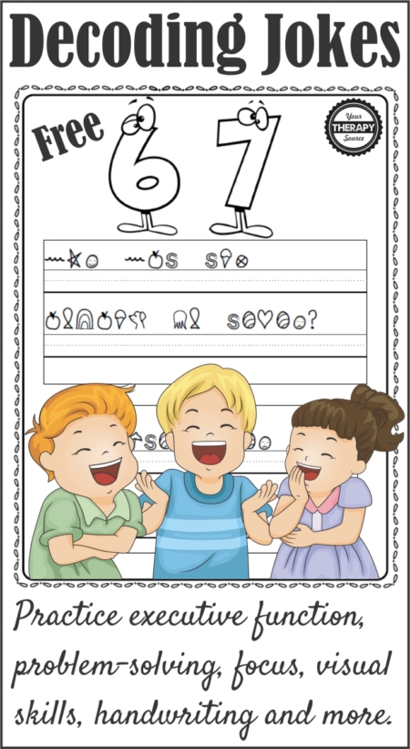 Add Laughter to Your Handwriting Practice - Your Therapy Source