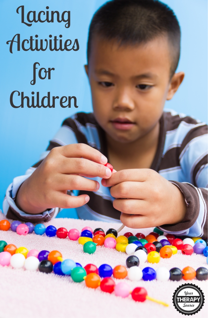 Lacing Activities for Children