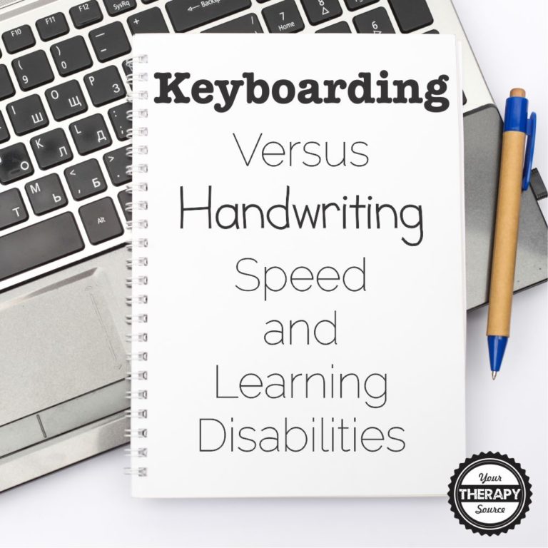 Keyboarding Versus Handwriting Speed And Learning Disabilities Your 