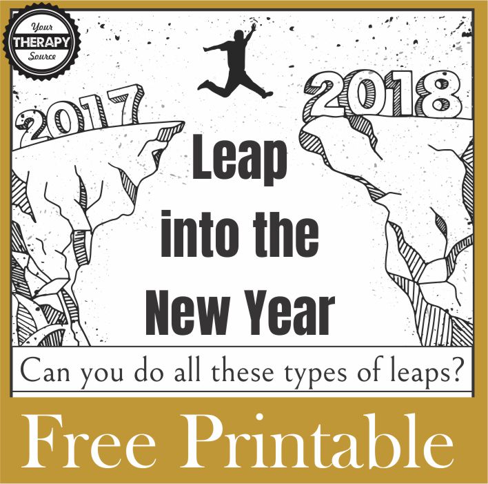 Leap into the New Year Activity for 2018