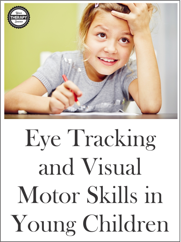 The Journal of Experimental Psychology published research examining eye tracking and visual motor skills in young children.  Using head-mounted eye tracking methods visual motor skills were directly measured when the children copied familiar (English letters) and unfamiliar (Cyrillic symbols) forms in real time.