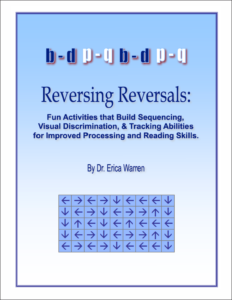 Reversing Reversals is a digital download that includes fun activities that build sequencing, visual discrimination, and visual tracking skills to help children improve processing and reading skills.