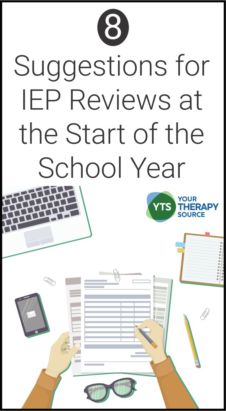 Do you do IEP reviews at the start of the school year?  As the new school year starts, it is important for related service providers, teachers, parents and students to review the IEP.  Reviewing IEP for multiple students can be very time consuming therefore in order to be productive focus on the important parts of the IEP.  Here are suggestions for IEP reviews at the start of the school year. 