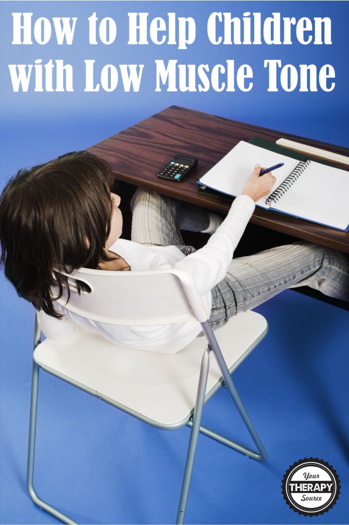 If you are a parent or teacher, you might wonder how to help children with low muscle tone.  As pediatric therapists, we often work with children who have hypotonia or low muscle tone.  Children who have low muscle tone may receive direct occupational or physical therapy services for a limited time per week or month.  Therefore, it is crucial that parents and teachers understand how to help children with low muscle tone on a daily basis.  Pediatric OTs and PTs are excellent resources to help children with low muscle tone.