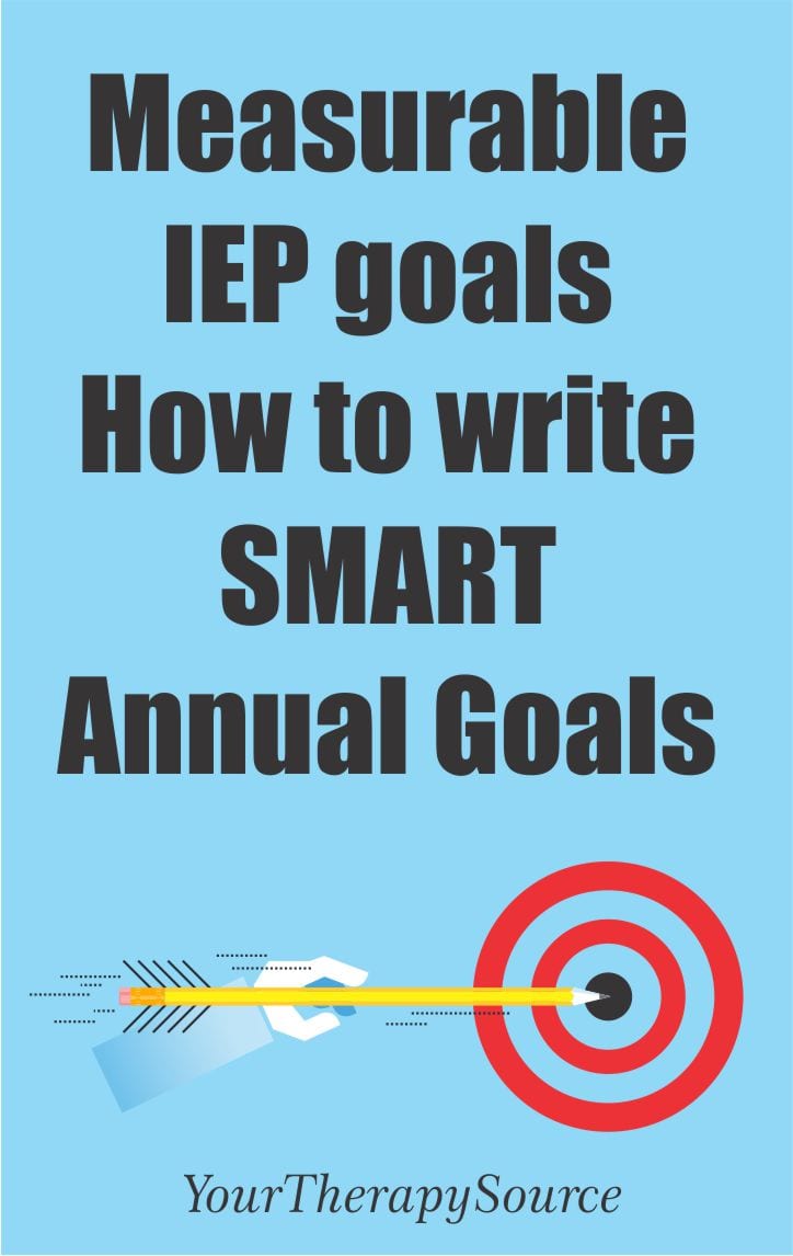 Measurable IEP goals - How to write SMART Annual Goals - Your Therapy