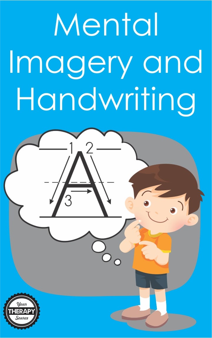 Since 40% of all school-based referrals to occupational therapy are for handwriting, the Canadian Journal of Occupational Therapy published research on the effectiveness of mental imagery with repetitive handwriting practice.  
