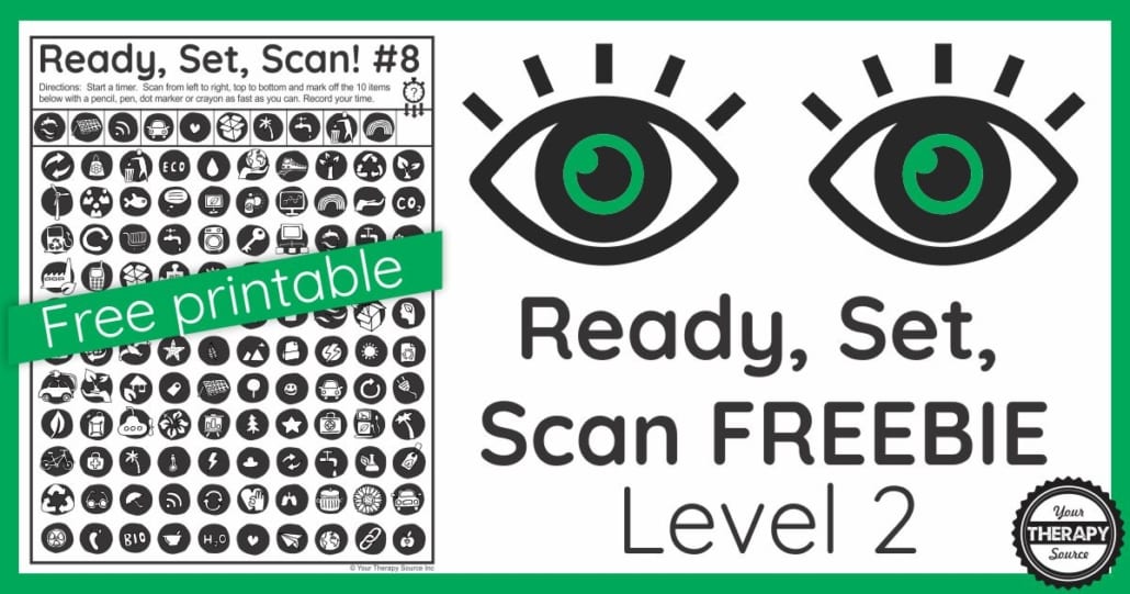 visual scanning activities free printables and ideas your therapy source