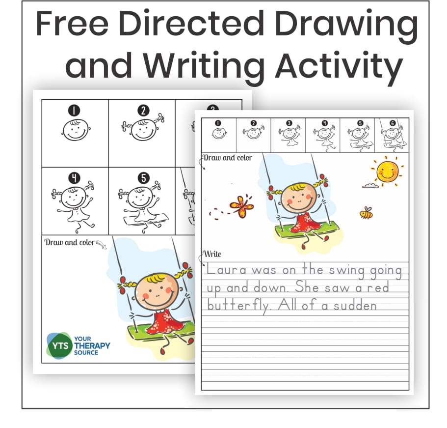 Free Directed Drawing and Writing Activity - Your Therapy Source