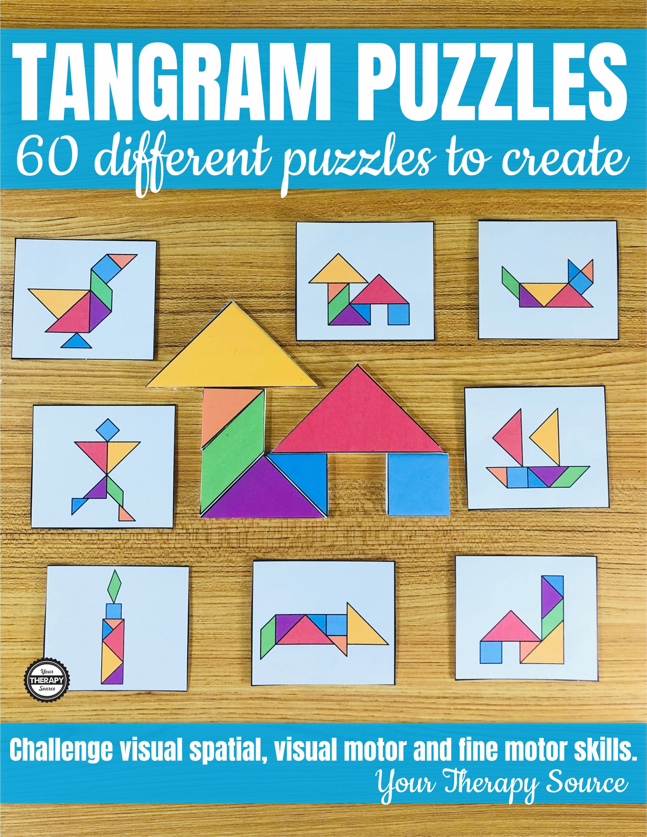 tangram printable puzzles your therapy source