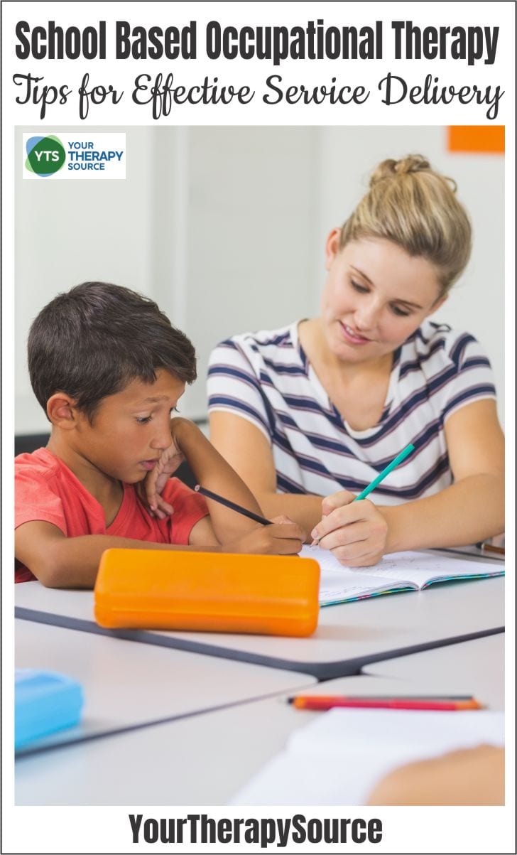 Do you work with students who you refer to school based occupational therapy? When students struggle with fine motor skills, self-regulation, sensory processing, handwriting, organization, or other activities of daily living, they may need extra support to function in the educational environment.  