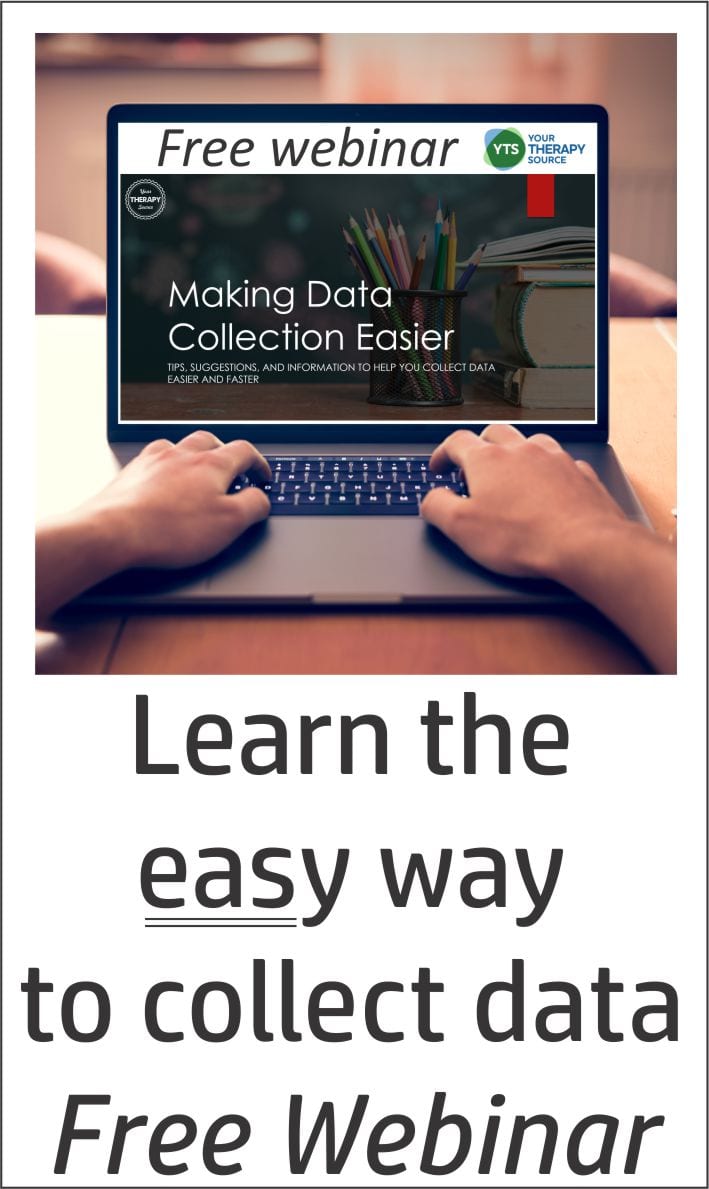 Join the "party" and watch this informative FREE webinar on data collection in schools, Making Data Collection Easier from Your Therapy Source.