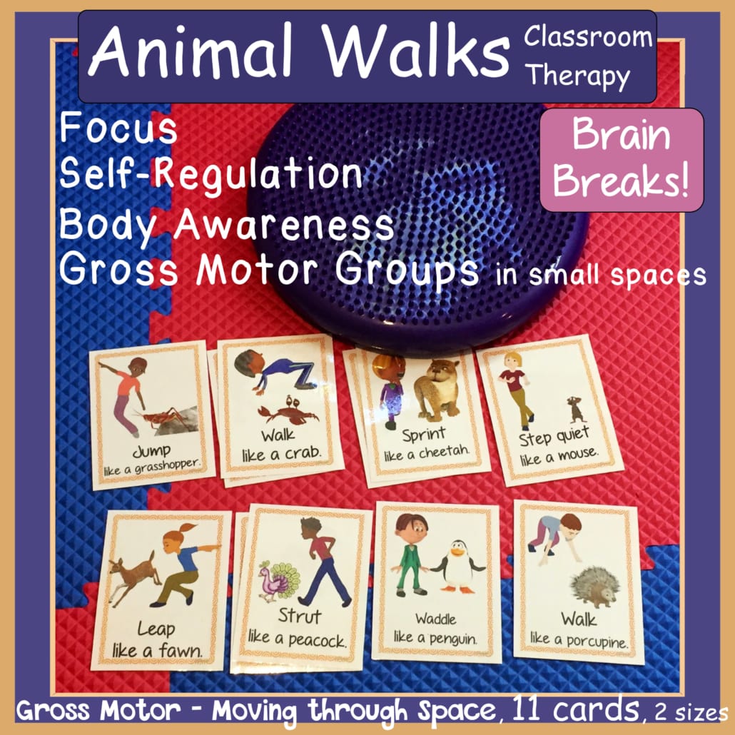 The Animal Walks Bundle are no-prep calming tools that encourage self-regulation, exercise and deep breathing to help students succeed in the classroom! 