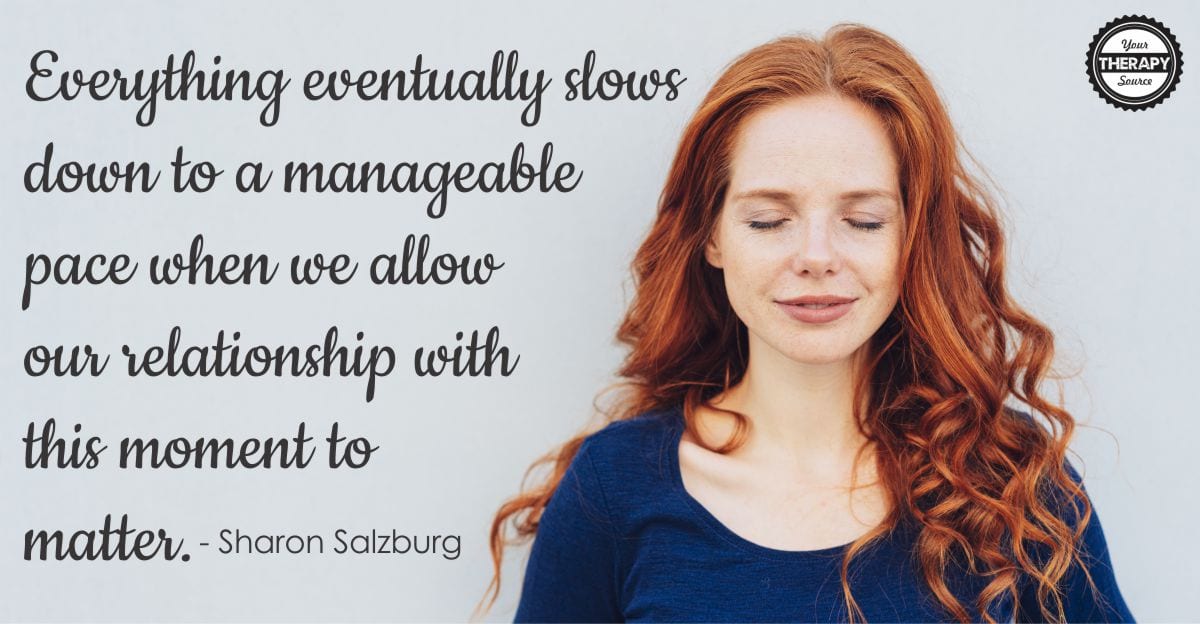 This fast-paced lifestyle can feel overwhelming and stressful.  We need to stop and learn how to slow down for ourselves and our children.