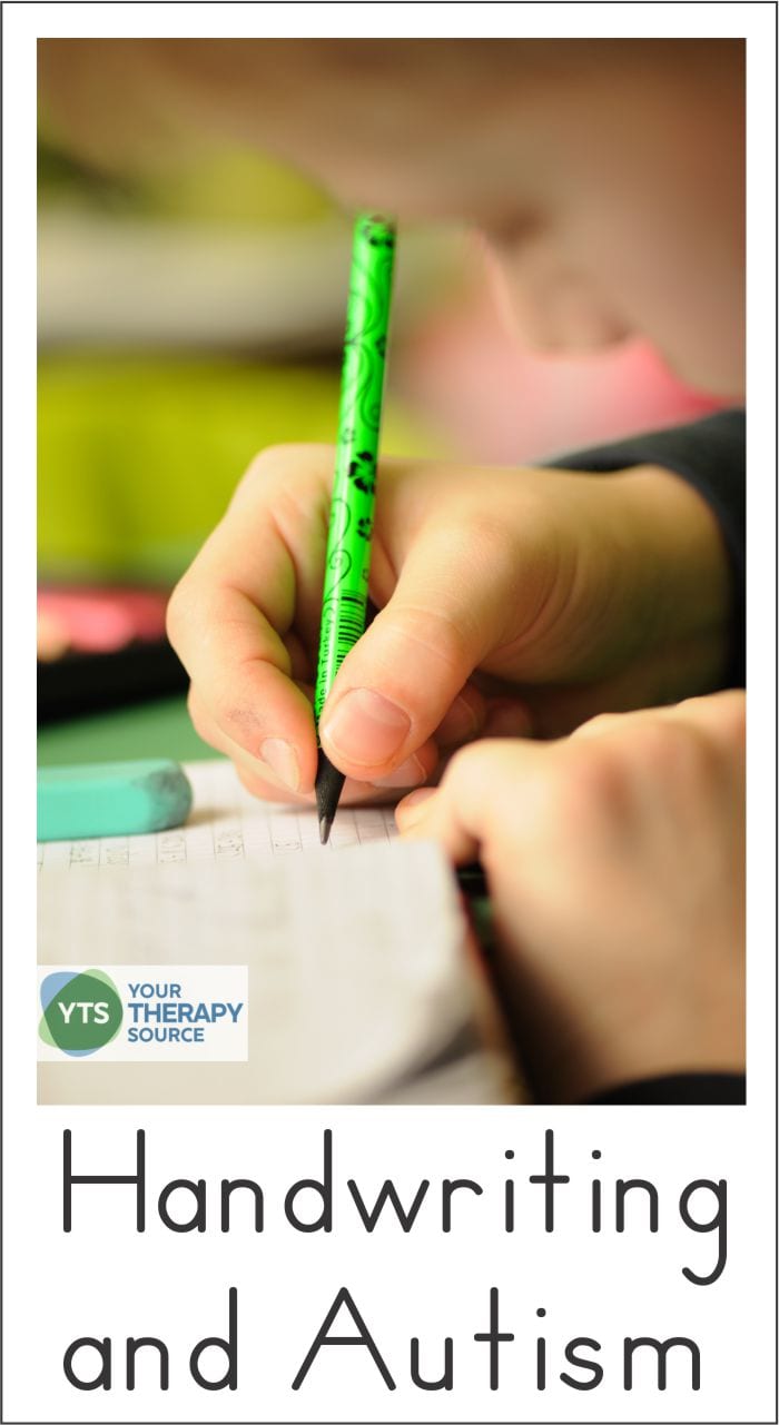 Research in Autism Spectrum Disorders published research on handwriting and autism.  The researchers investigated whether handwriting skills in children with autism spectrum disorder (ASD) are related to visual perception, motor coordination, visual-motor integration, and executive functions.