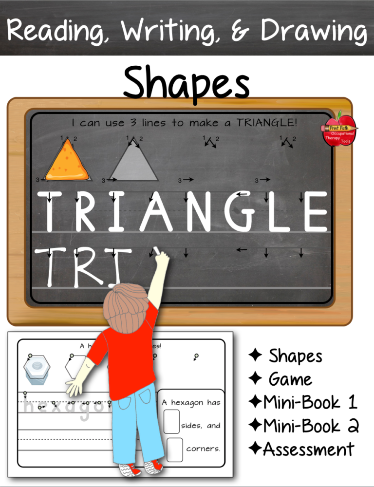 Shapes: Read Write Draw & Analyze ~ Leveled & Differentiated - Your ...