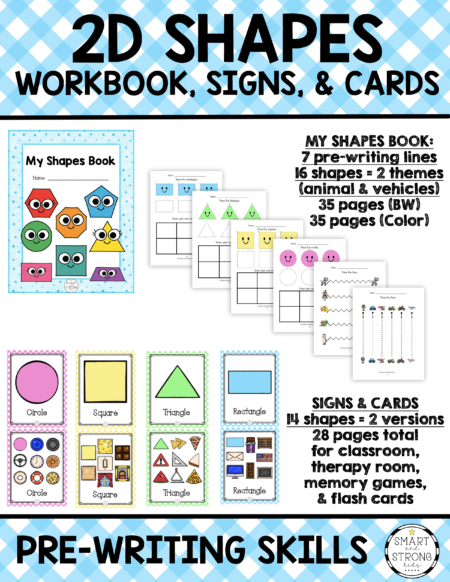 2d shapes worksheets pdf signs and cards your therapy source