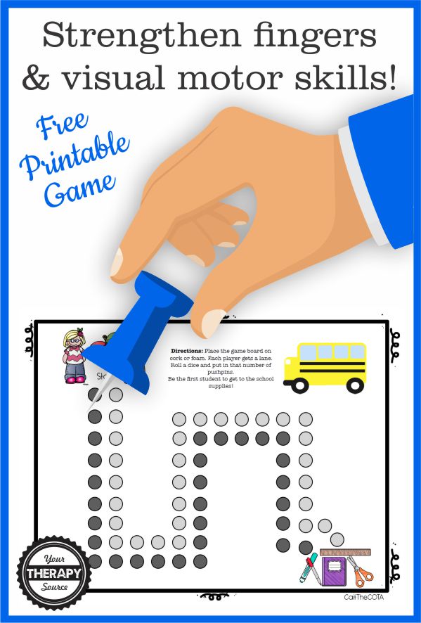 Poke Picture Free Printable Game - Your Therapy Source