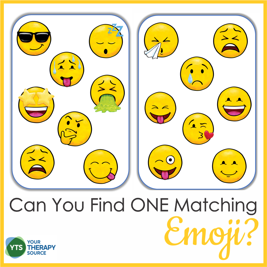 Match the Emoji Free Puzzle - Your Therapy Source