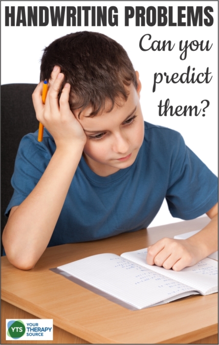 Handwriting Problems - Can You Predict Them? - Your Therapy Source