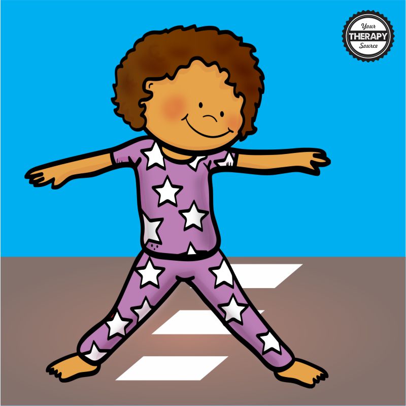 kids fitness clip art