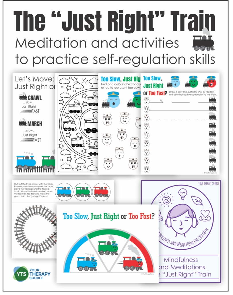 Self-Regulation Activity - "Just Right" Train