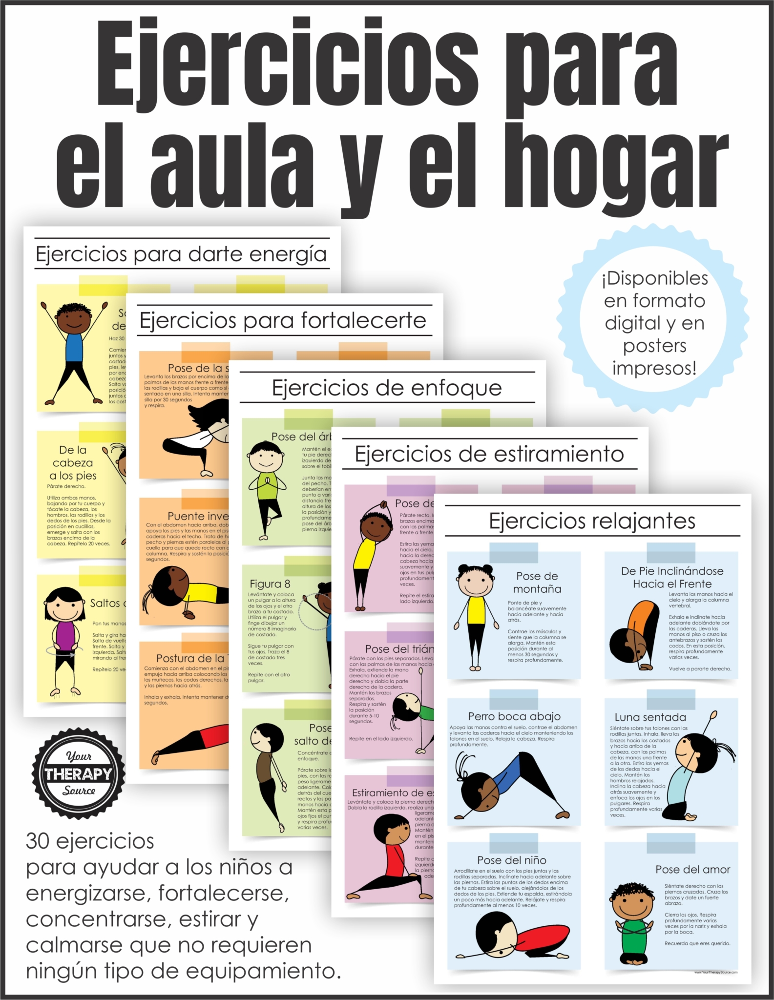 Spanish Exercises for the Classroom and Home PDF or Print Your